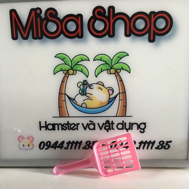 Xẻng nhựa hốt phân mèo