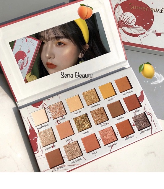 Bảng Mắt Nhũ 18 Ô Sweet Mint Hoa Sen Hàng Nội Địa Trung | BigBuy360 - bigbuy360.vn