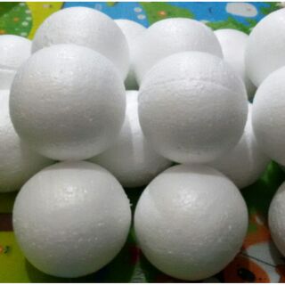 Cầu tròn xốp đường kính từ 4cm, 6cm, 8cm, xốp tròn, làm lõi hoa, handmade, hoa trang trí, làm mô hình