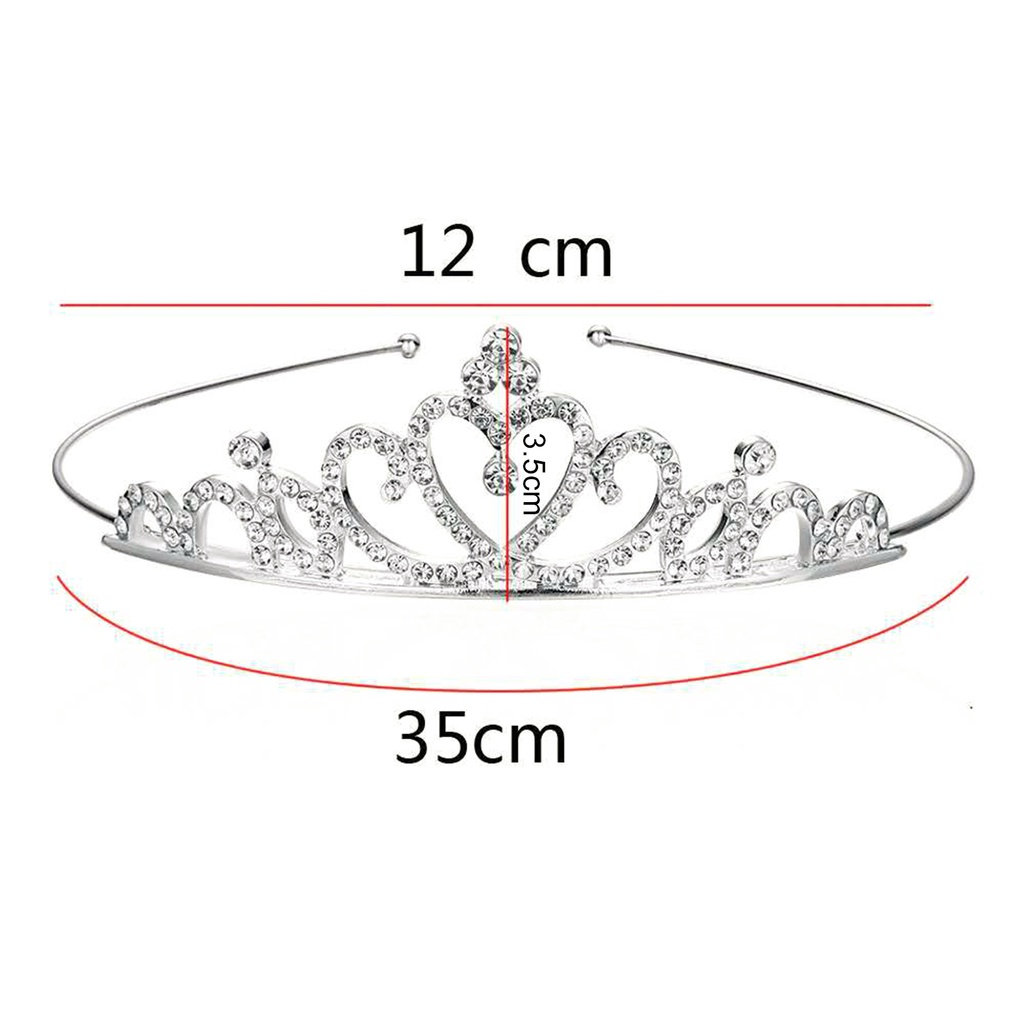 Vương miện công chúa đính đá xinh xắn dành cho bé gái