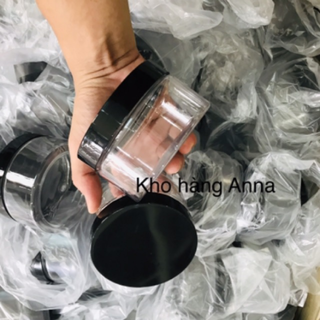 SET 50 hủ nhựa trong suốt có nắp lót 200g / 250gr - HỦ hấp dầu đựng chiết Mỹ phẩm chiết kem