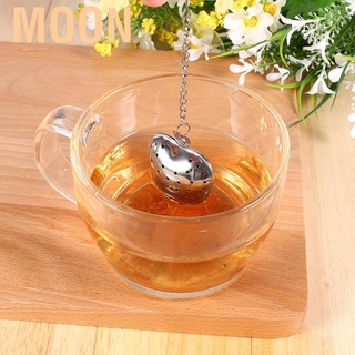 Loose Herbal Infuser Stainless Tea Leaf Steel Heart Chain Love Spice Diffuser Strainer