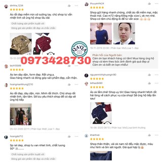 ÁO LEN NAM CỔ TIM ĐỦ CÁC MÀU