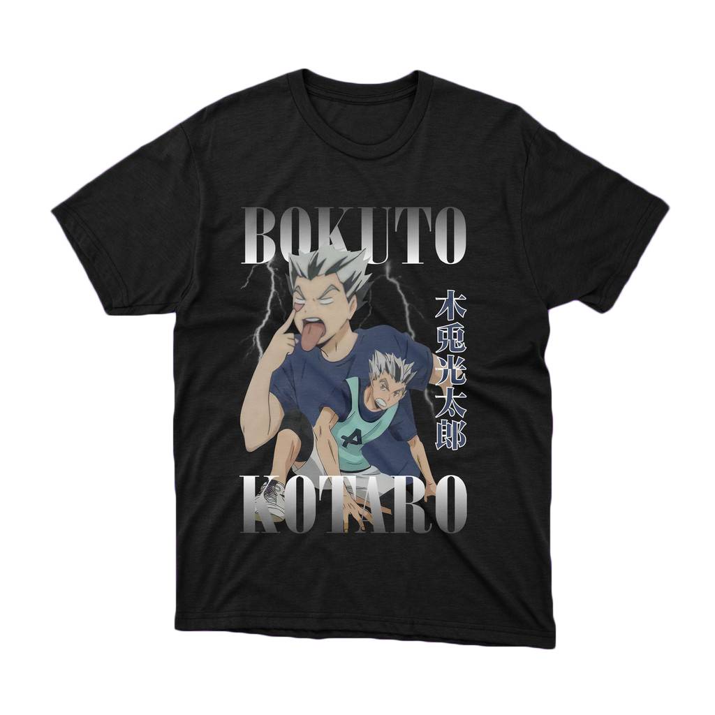 Áo Thun Tay Ngắn Dáng Rộng In Hình Anime Haikyuu Cá Tính Hợp Thời Trang Cho Nam Và Nữ