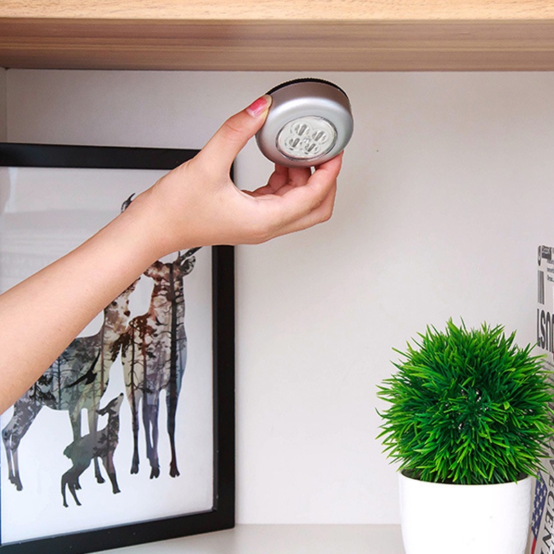 Touch Lamp Hand-Pressing Light Car Small Night Lamp Bedside Lamp Paste Wardrobe Reading Light