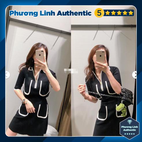 Set áo len S & chân váy len XS viền trắng Zara Auth New Tag có sẵn 6254/230 6254/233 6254230 6254233