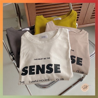 Áo thun 3158 nữ form rộng chất cotton khô quảng châu SENSE NH12