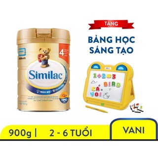 Combo 2 lon sữa Similac IQ 4 900g tặng kèm bảng viết nam châm