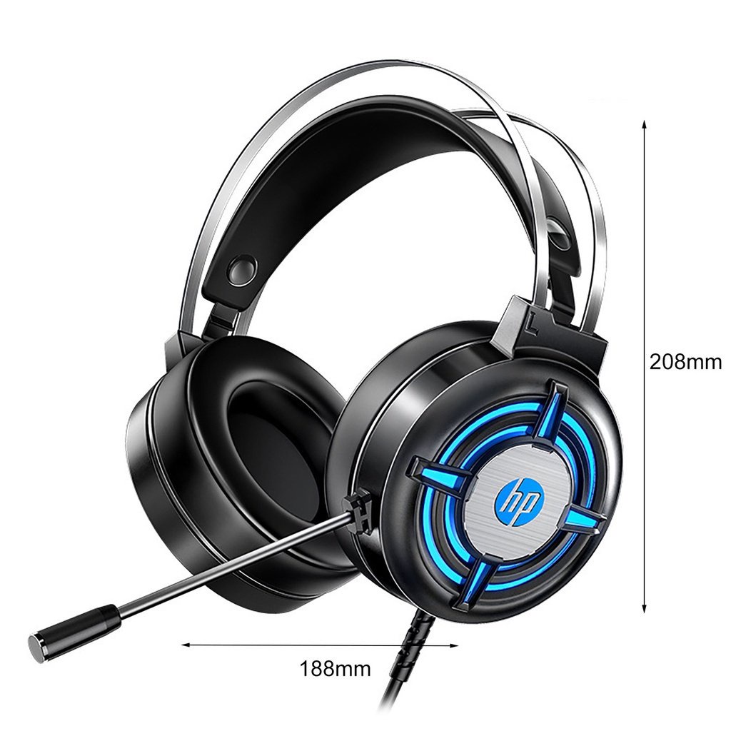 Tai nghe chụp tai HP H120G Cao cấp, Led RGB, Jack usb 7.1,tai nghe A6,chuyên dụng cho máy vi tính, laptop, game thủ