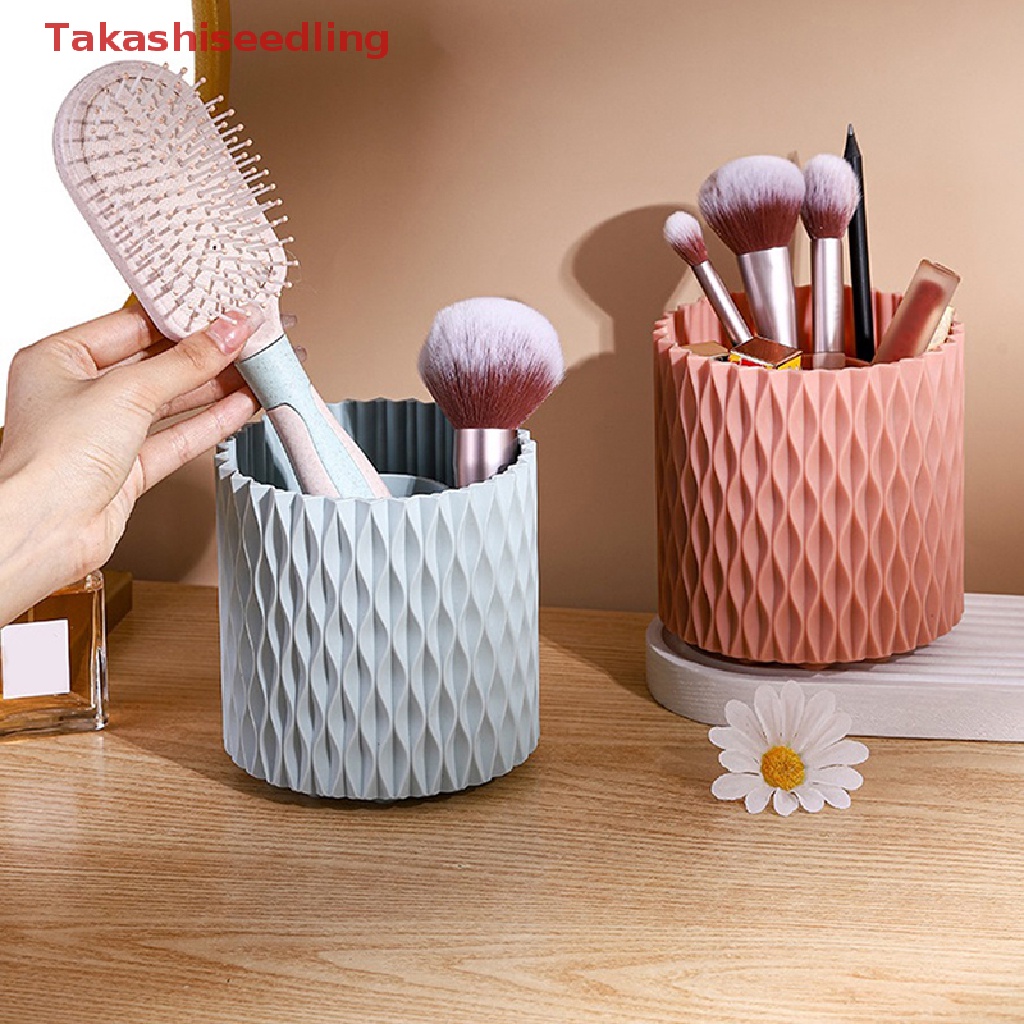 Hộp Đựng Cọ Trang Điểm Đa Năng Để Bàn Tiện Lợi Giá Đỡ