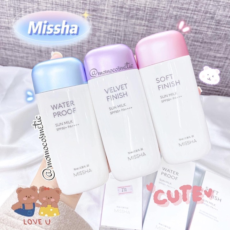 Kem chống nắng Missha Sun Milk