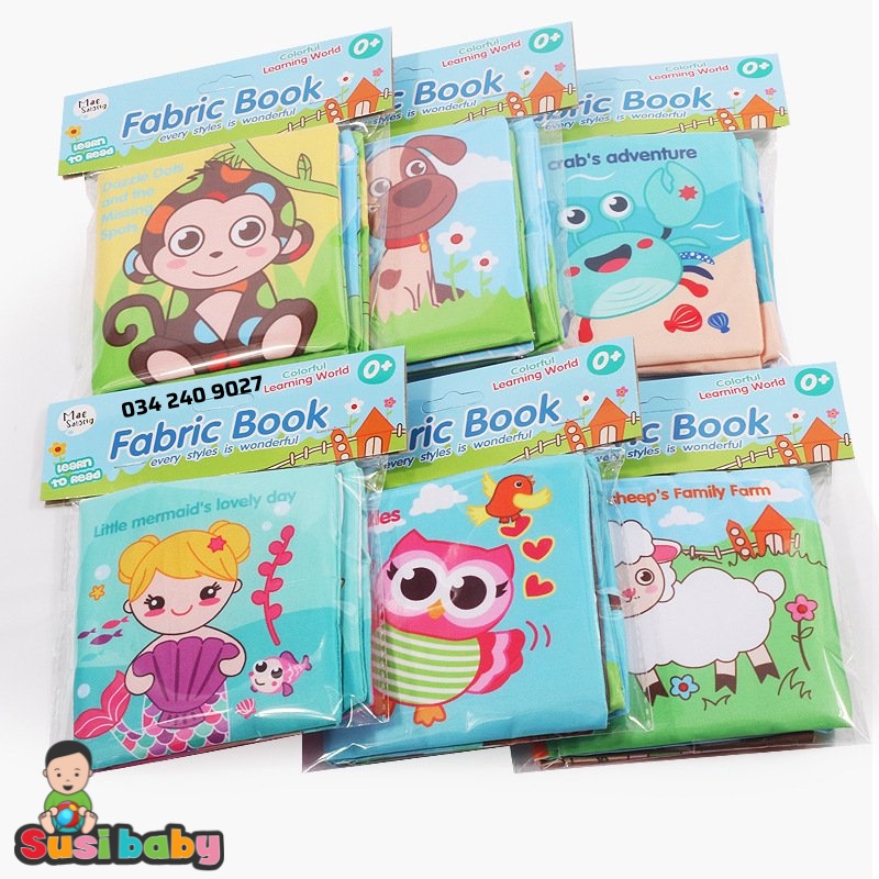 [KÈM QUÀ TẶNG] SÁCH VẢI TIẾNG ANH CHO BÉ PHÁT TRIỂN TƯ DUY THEO PHƯƠNG PHÁP GIÁO DỤC SỚM