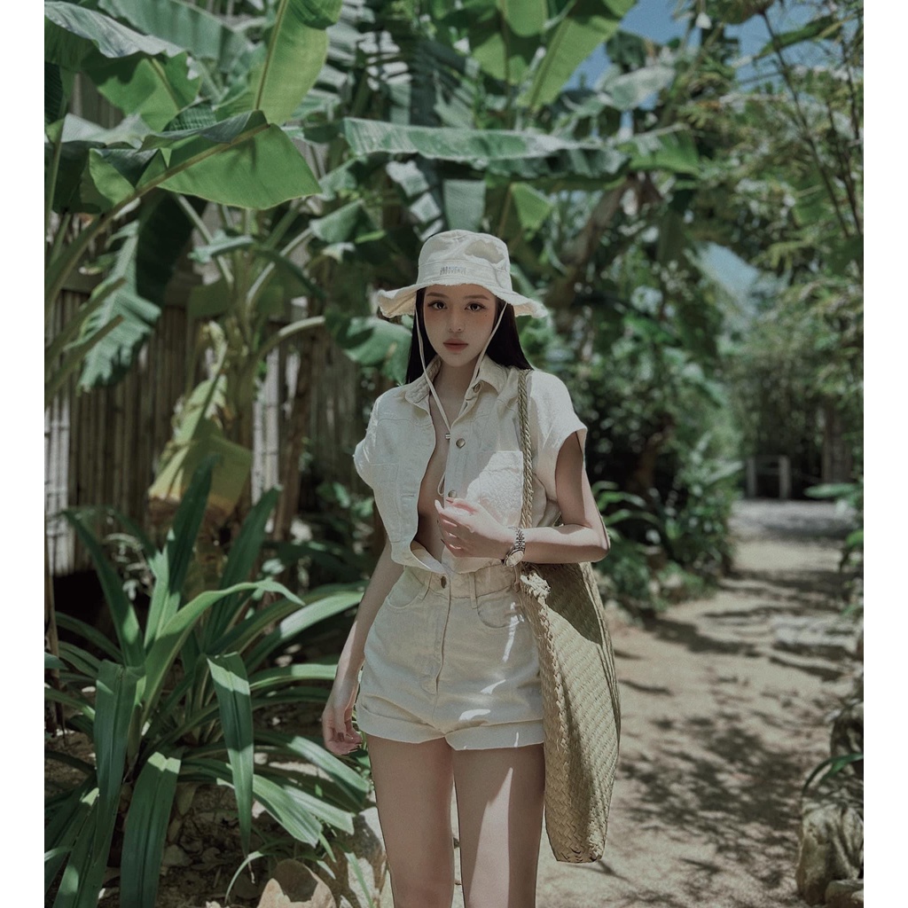 Mũ tai bèo jacquemus nón bucket unisex