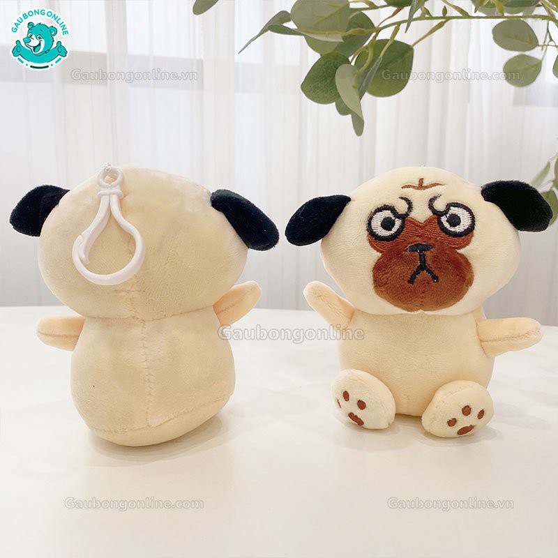 Móc Khoá Gấu Bông Chó Pug Nô Tài 15cm Cao Cấp Gấu Bông Online