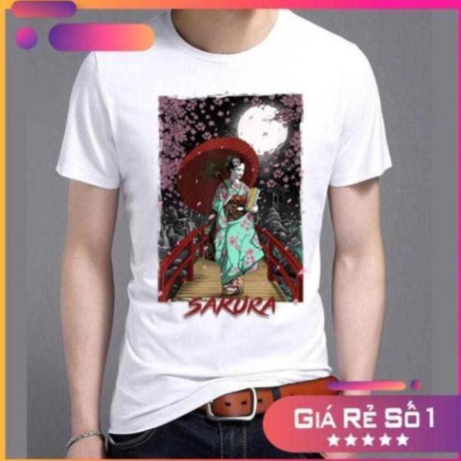 Áo thun nam nữ geisha Nhật Bản 20