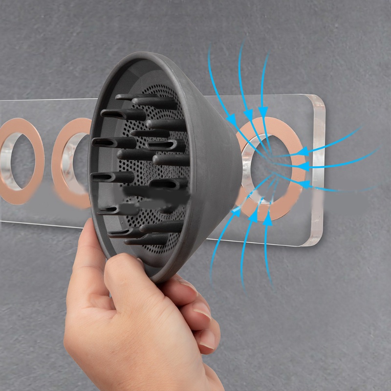 QQ Giá Đỡ Máy Sấy Tóc Nhiều Lỗ Tiện Dụng