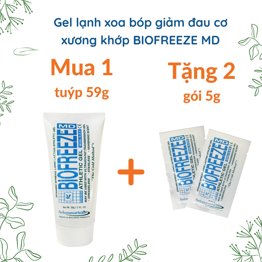 Gel lạnh xoa bóp giảm đau cơ xương khớp BIOFREEZE MD