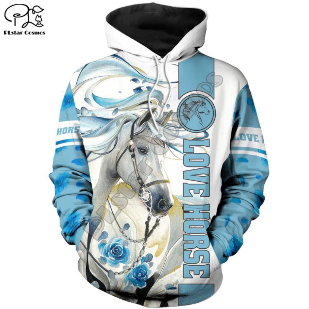 Áo Hoodie In Hình Chú Ngựa Ả Rập 3D Vui Nhộn Thời Trang Đường Phố Cho Nam Và Nữ B11