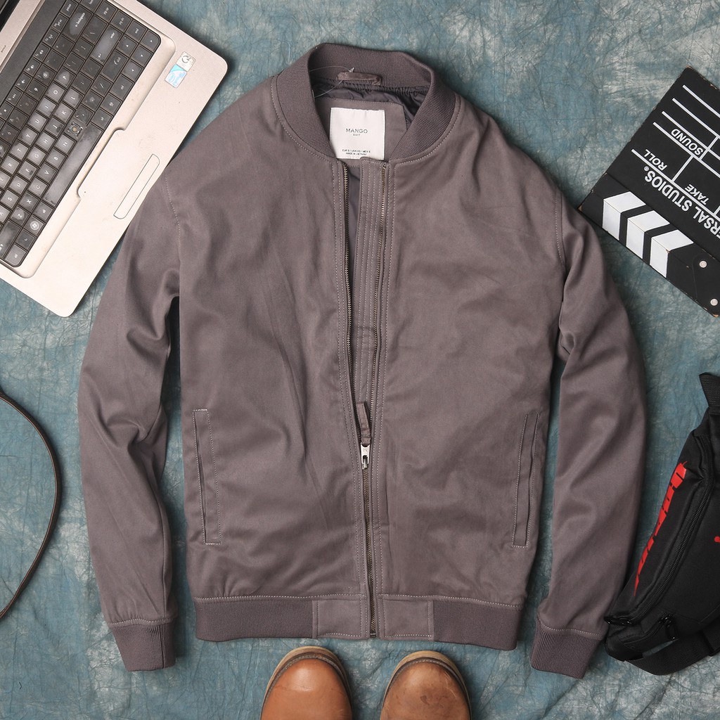 Áo khoác Bomber da lộn MG man VNXK | BigBuy360 - bigbuy360.vn
