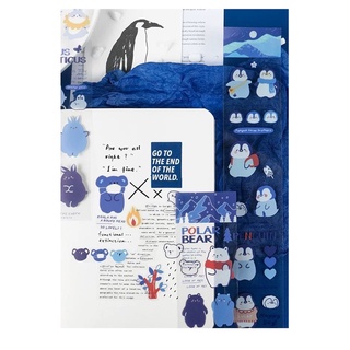 Sticker chim cánh cụt dễ thương
