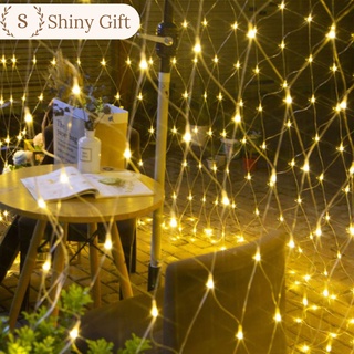 Đèn rèm led lưới cá vàng, đủ màu