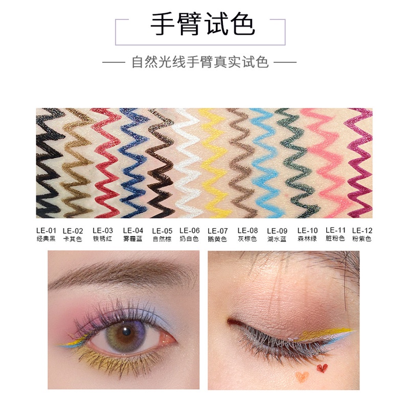 Bút Kẻ Mắt Faiccia Màu Sắc Chống Thấm Nước  Nội Địa Trung