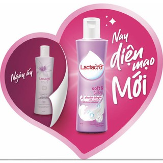 Dung dịch vệ sinh phụ nữ lactacyd soft & silky 250ml