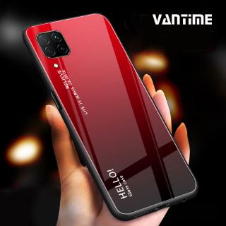 Ốp điện thoại kính cường lực mỏng màu gradient dành cho Huawei Nova 7i