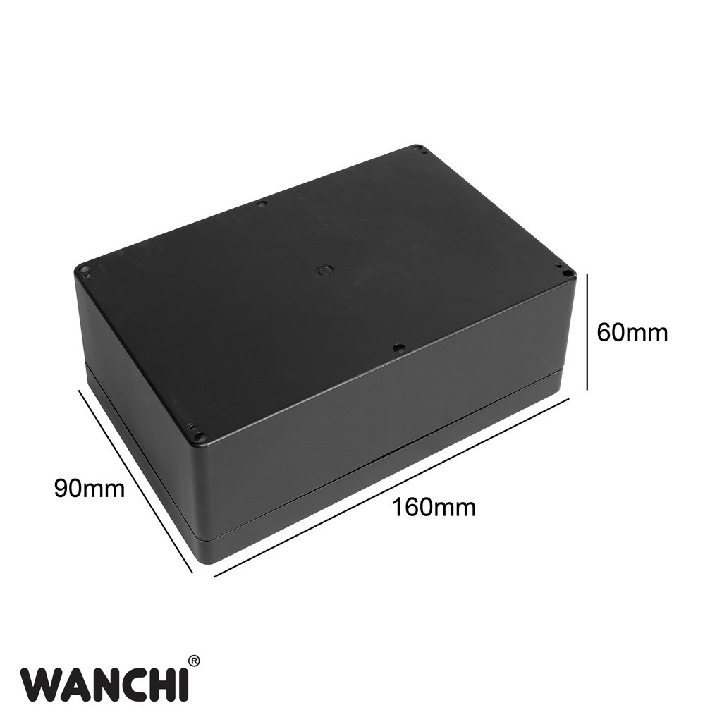 Hộp nhựa đựng mạch điện tử 160x90x60mm có tặng kèm ốc vít cao cấp.