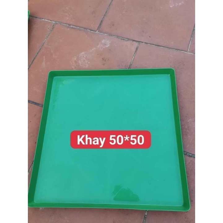 Bộ 10 cái khay đựng nước tạo độ ẩm và làm mát giàn lan 50cmx50cmx3cm