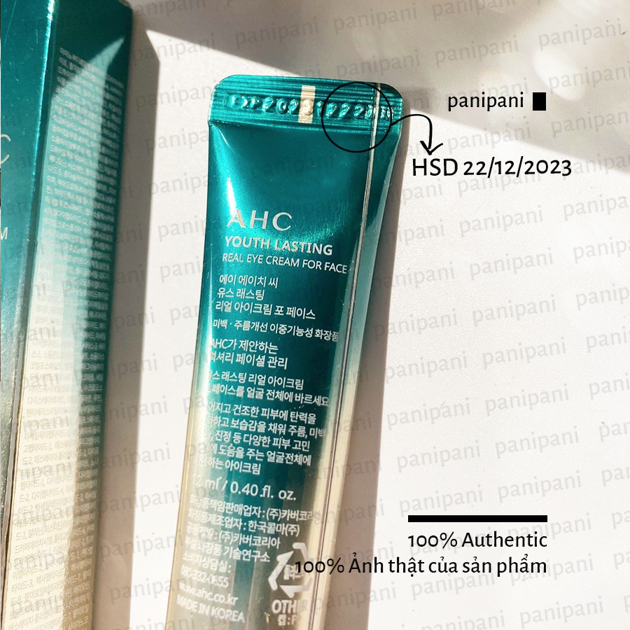 [100% AUTHENTIC] KEM MẮT AHC BẢN MỚI NHẤT NĂM NAY 2021 SEASON 9 YOUTH LASTING REAL EYE CREAM FOR FACE | BigBuy360 - bigbuy360.vn