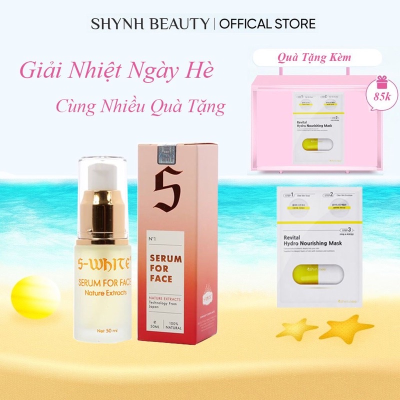 Serum gừng dưỡng trắng da mặt swhite 2022