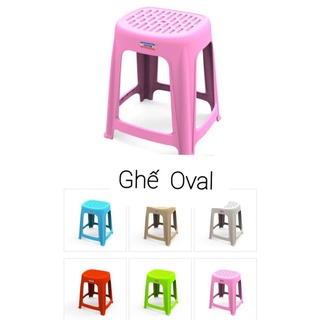 Ghế nhựa cao oval Duy Tân