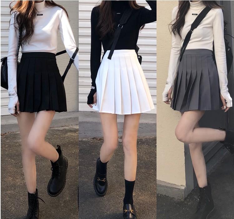 [Mã FAGREEN55 giảm 10% tối đa 30K đơn 99K] Chân Váy Xếp Li 8 Màu Thời Trang Nữ Tính