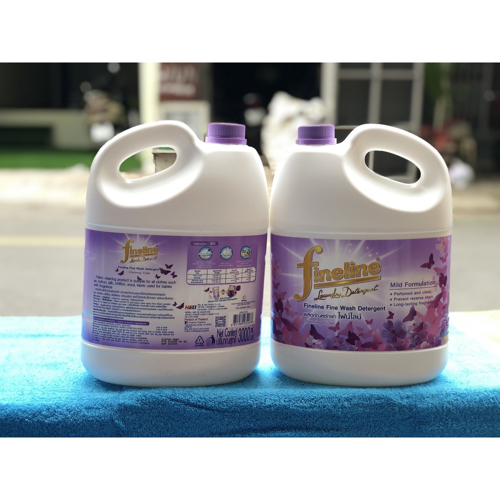 MƯỚC GIẶT XẢ QUẦN ÁO FINELINE THÁI LAN 3000ml