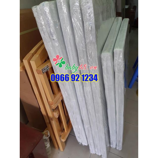 Nệm cũi em bé 62x100x5 cm