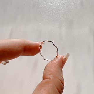 Nhẫn bạc TLEE mẫu trơn basic TLEE JEWELRY A0321