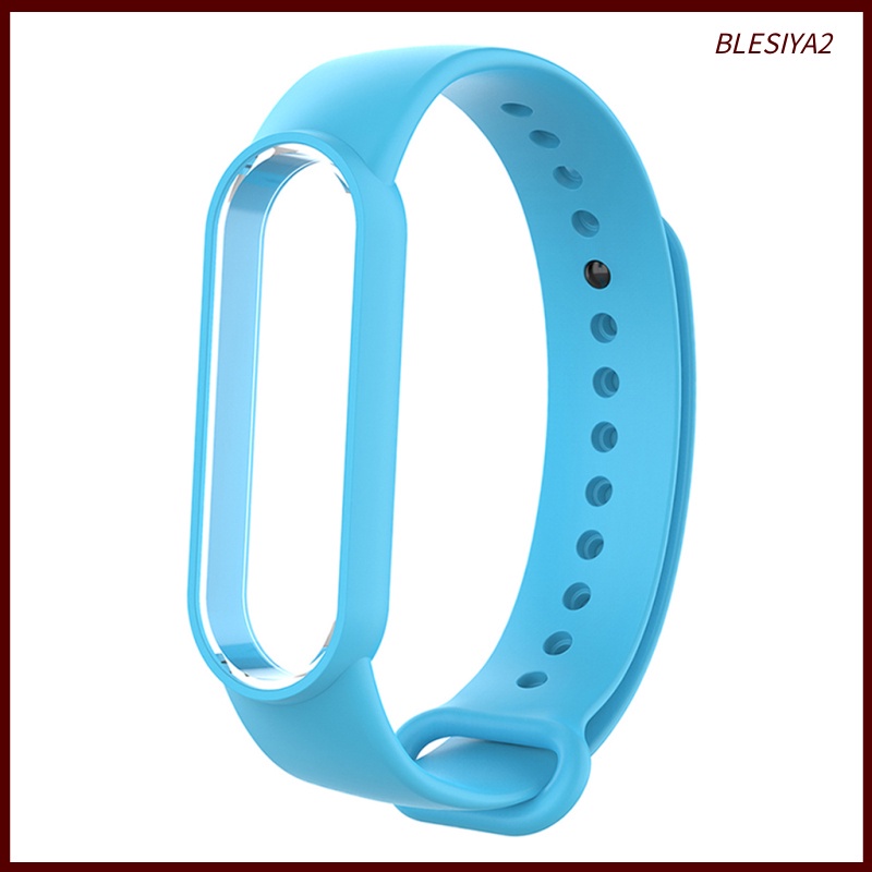 Dây Silicon Màu Trắng Thay Thế Cho MI Band 5 [Bresiya2]