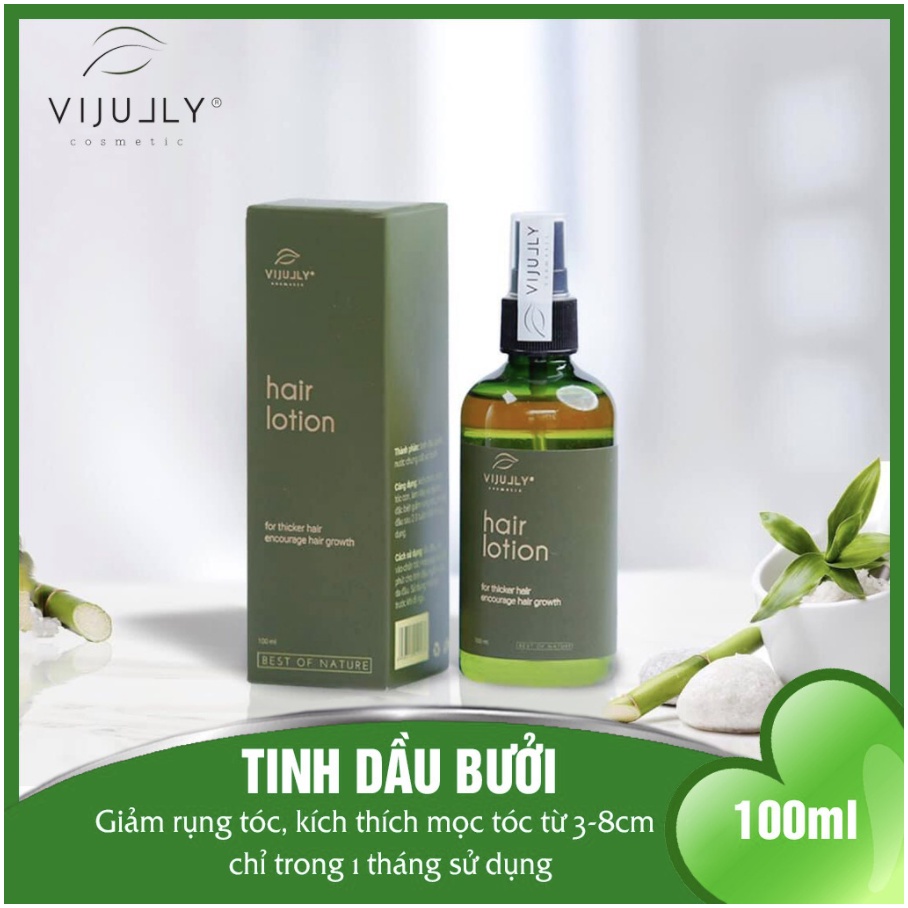 Tinh Dầu Bưởi Vi Jully - Kích Mọc Tóc &amp; Dưỡng Tóc Dày Khỏe Không Bết Tóc - Chai 100ml giá tốt/giá rẻ