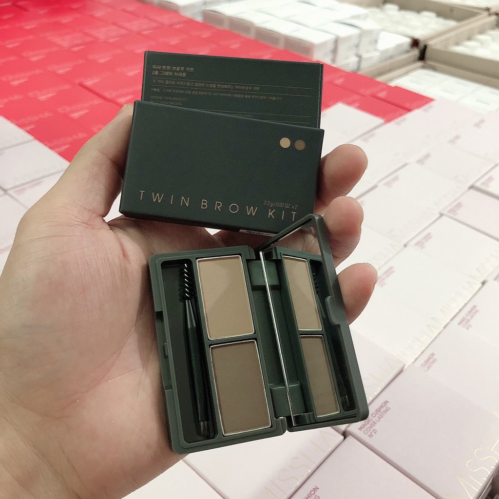 (BILL KOREA) Bột Tản Mày MISSHA Twin Brow Kit 4,4g