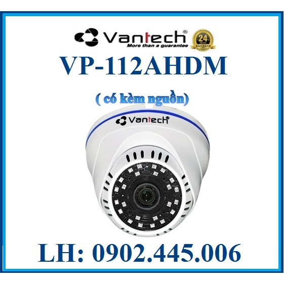Camera Vantech VP-112AHDM( KÈM NGUỒN)