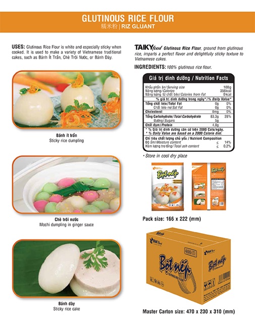 400gr Bột nếp Tài Ký