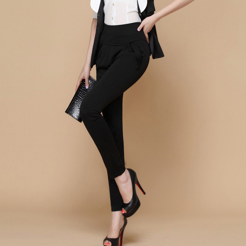 Quần khaki dài lưng cao dáng ôm cho nữ | BigBuy360 - bigbuy360.vn