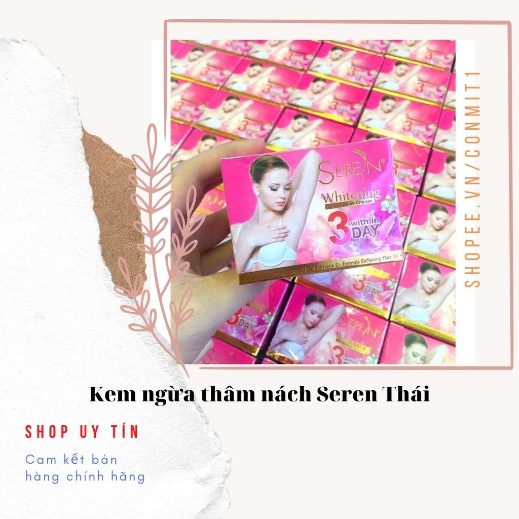 Kem Ngăn Ngừa Thâm Nách Seren 3 Day Thái Lan Chính Hãng Kem giảm Thâm Nách Seren 3 Day Thái