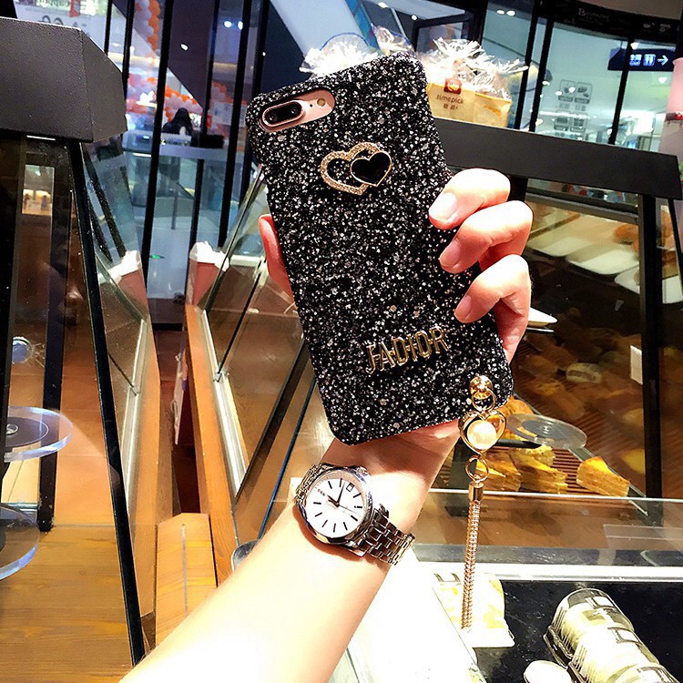 Ốp lưng hình traí tim lấp lánh cho VIVO Y51 Y53 Y55 Y66 Y67 Y71 V7 plus Y83 Y85 Y91C Y93 Y95 Y17 V15 pro