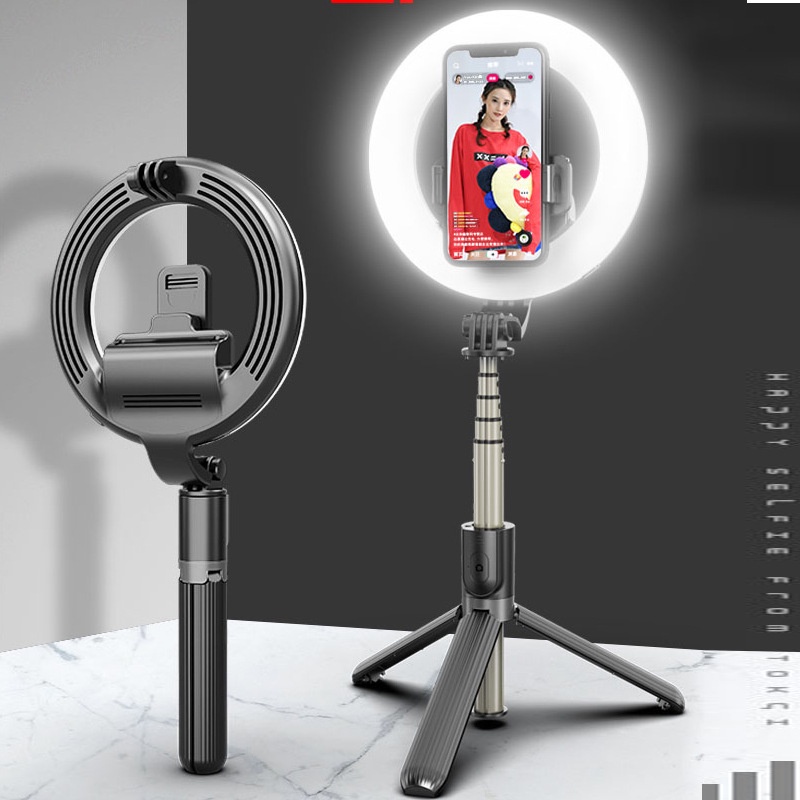 Mới Gậy Chụp Ảnh Selfie Có Đèn Điều Khiển Từ Xa Kết Nối Bluetooth L07