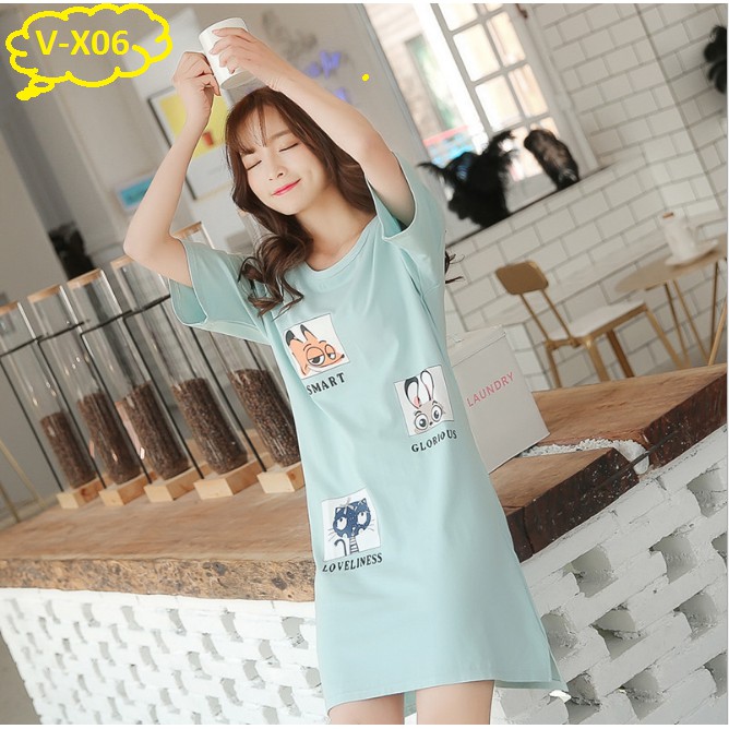 {XẢ KHO}  Váy nữ 100% cotton mặc cực xinh