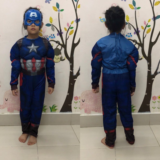 Đồ siêu nhân cho bé trai kèm mặt nạ siêu nhân thiết kế chân thực nhất chỉ có tại HEROKIDS COSPLAY210X