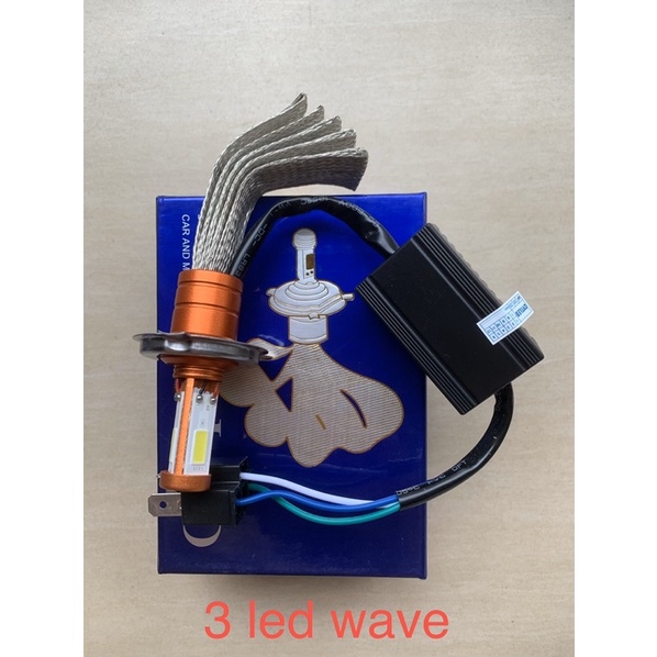 Tản nhiệt 3 led dành cho xe máy wave alpha / dream - Ánh sáng trắng, độ sáng cực kỳ cao