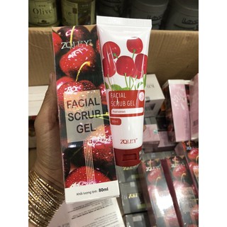 Gel tẩy tế bào chết cho da mặt Cherry Zoley 80ml
